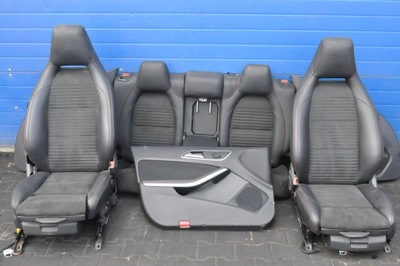 Mercedes w156 перехідник салону сидіння заднє сидіння обшивки шкіра фото №1