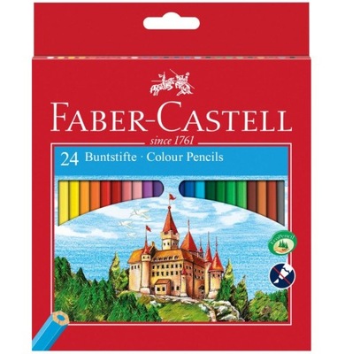 Kredki Zamek 24 kolory FABER CASTELL