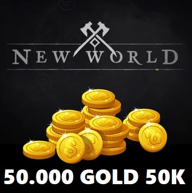 NEW WORLD GOLD 50K ZŁOTO 50.000 GOLDA ZŁOTO SERWERY EU CENTRAL