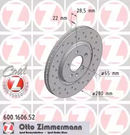 DISC BRAKE VW GOLF III 91-97 2,0-2,8 VR6  