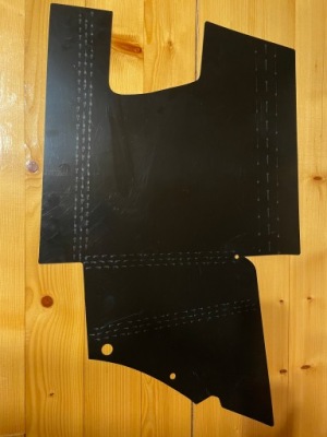 Обшивка багажника стінка панель mercedes r107 w107 фото №1