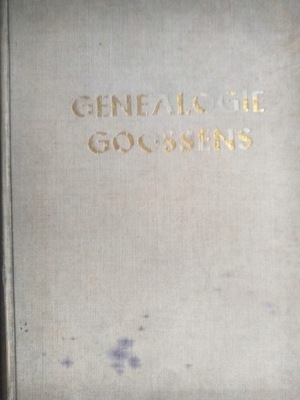 Genealogia Rodziny Goossens. Wrocław 1942