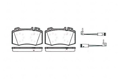 TRINKELĖS STABDŽIŲ MERCEDES C-KLASA W203 17.7MM WVA2 