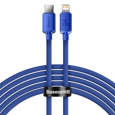 Kabel USB-C do Lightning Baseus Crystal 20W PD 2m
