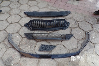 Спойлер сплиттер skoda octavia iv rs vrs фото №1