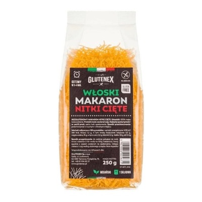 WŁOSKI MAKARON NITKI CIĘTE BEZ GLUTENU 250G