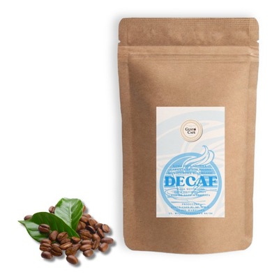 Kawa Ziarnista 250G Gusto Cafe DECAF Bezkofeinowa BIO Oragnic