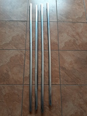 Молдинг уплотнитель хром peugeot 607 sedan 03' фото №1