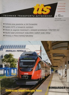 Technika Transportu Szynowego Koleje Tramwaje Metro 10/2005