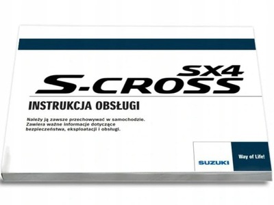 SUZUKI SX4 S-CROSS 2013-2016+RADIO MANUAL OBSL  