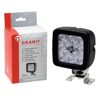 FARO EN FUNCIONAMIENTO DIODO LUMINOSO LED 12A 101MM 17W GRANIT  