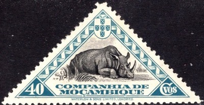 kol.portug.Companhia de Mozambique 40 c.czysty *