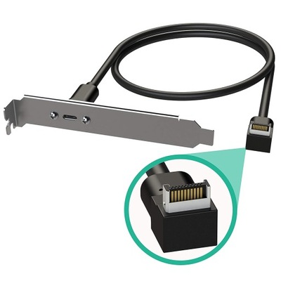 - USB3.2 Gen2 2 x 2 20 Gb/s USB-C, wewntrzny pan