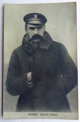 zdjęcie - kartka - Józef Piłsudski - oryginał