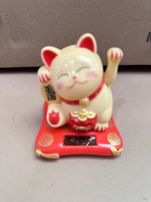 Wahadełko solarne z zawieszką Fortune Cat Charm