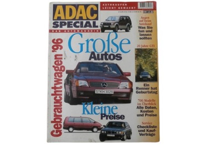 Katalog samochodowy niemiecki ADAC Special 1996