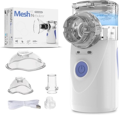 INHALATOR NEBULIZATOR Siateczkowy przenośny CICHY oryginał