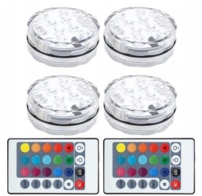 4 PIEZAS FARO PARA BASENU BASENOWA DIODO LUMINOSO LED CON PILOTEM  