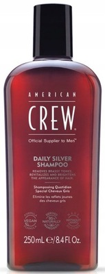 AMERICAN CREW Szampon do włosów siwych 250 ML