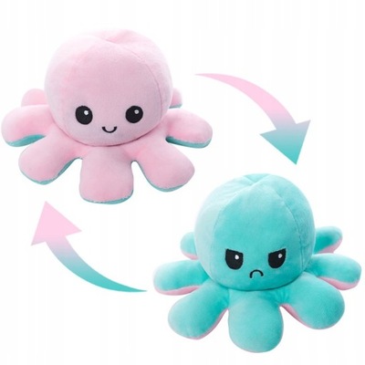 Uśmiech i zły Octopus Pluszowa zabawka Lalka