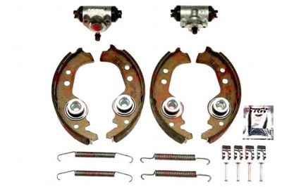 JUEGO ZAPATAS DE FRENADO FIAT CINQUECENTO- PANDA 0.7- 1.1 86- 98 KIT CON CILINDRO  