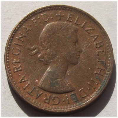 Australia 1/2 penny 1961