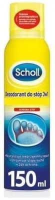 SCHOLL Dezodorant spray do stóp 3w1 150 ml