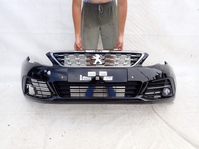 Peugeot 308 ii lift 17- бампер перед передний 4pdc фото №1