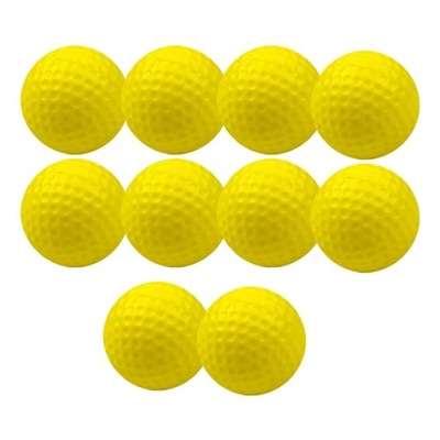 10 paczek Golf Practice Ball PU Yellow do