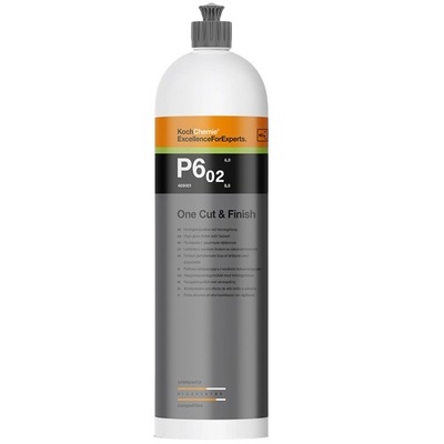 Koch Chemie P6.02 One Cut & Finish 1L Pasta polerska one-stepowa z woskiem