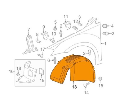 CUBREPASO VW GOLF VII 12- 5G0805970G DERECHA NUEVO  