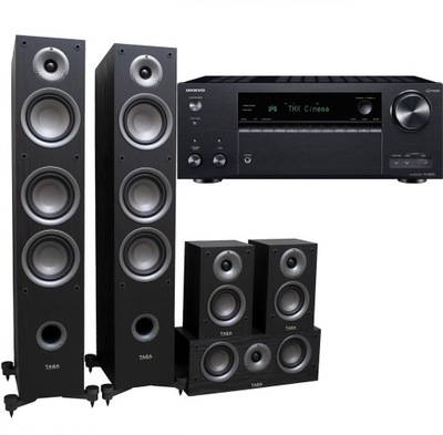 ONKYO TX-NR696 TAGA HARMONY TAV-507FCS 5.0 KINO