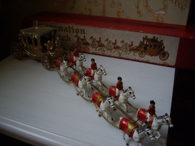 Matchbox Lesney CORONATION COACH HORSES UNIKAT!!!!