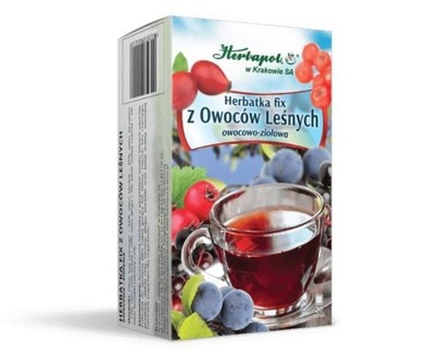 Herbatka fix z Owoców Leśnych 20 saszetek HERBAPOL