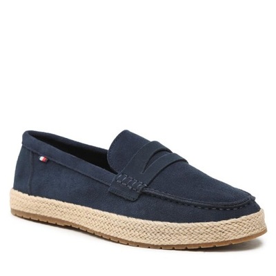 TOMMY HILFIGER ORYGINALNE ESPADRYLE SKÓRA 42