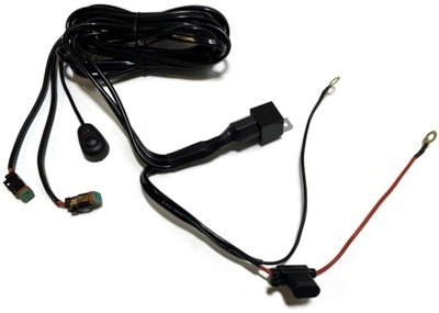 Подвійний джгут електропроводка лампа led проводка 12v фото №1