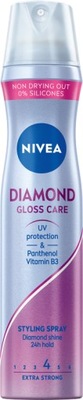 Nivea Diamond Gloss Care Lakier do włosów 250ml