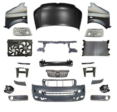 Vw t5 multivan 03-09 перед капот бампер pas лампа фото №1