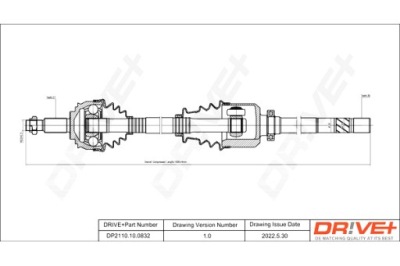 Drive+ привідний вал привідна renault espace 06- p фото №1