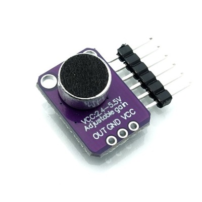 Wzmacniacz mikrofonowy MAX4466 z mikrofonem 20Hz-20kHz