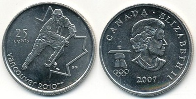 Kanada 25 Cents - 2007r ... VANCOUVER