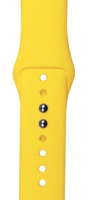 Crong Liquid - Pasek do Apple Watch 38/40/41 mm (żółty)