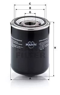 MANN-FILTER W 1374/5 FILTRO ACEITES  