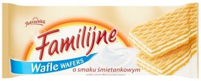 Familijne Wafle o smaku śmietankowym 180 g