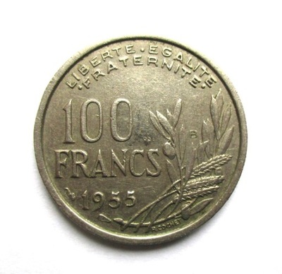 100 Franków 1955 r. B. Francja