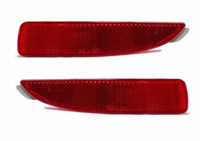 Mazda 2 3 5 6 отражатель задний w бампере комплект фото №1