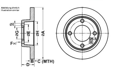 DISCOS DE FRENADO 2SZT. CITROEN XANTIA 1.6-3.0 03.9  