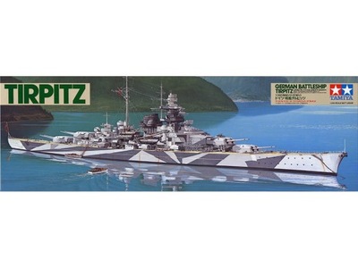 Tirpitz German Battleship 1:350 Tamiya 78015