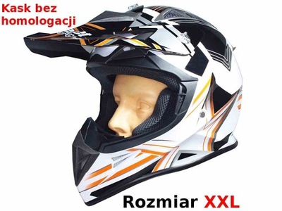 CASCO SAFEBET HF-116 WHITE Q158 COLOR NARANJA XXL (BRAK ECE)  