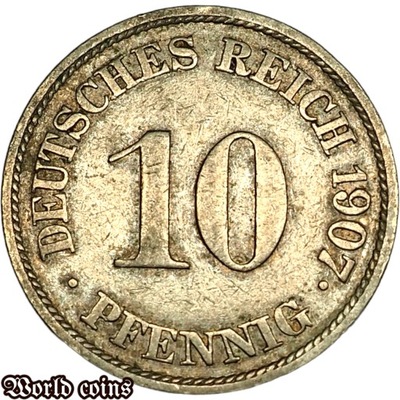 10 PFENNIG 1907 J